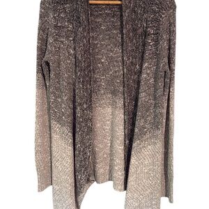 Simply Vera Vera Wang Gray Ombre Cardigan Sweater